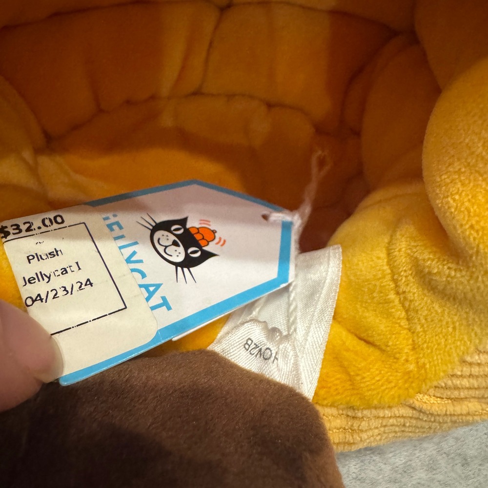 Jellycat Honeyhome Bee Plush Yellow Corduroy Beehive Set NEW Rare Retired - Picture 2 of 9